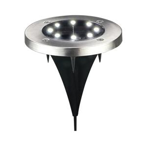 LED Solární nájezdové svítidlo SOLLY LED/1,2V 6500K pr. 11,5 cm 300 mAh IP44 chr