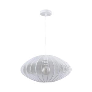 Lustr na lanku KINU 1xE27/20W/230V pr. 50 cm bílá