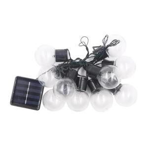 LED - Solární řetěz 10xLED/0,12W/1,2V 1xAA IP44 6000K