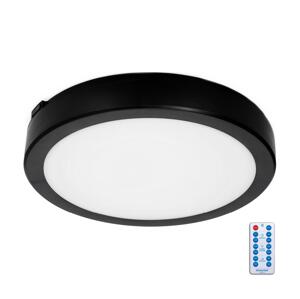 LED Koupelnové stropní svítidlo se senzorem NAIROS LED/18W/230V IP65 černá + DO