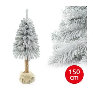Vánoční stromek na kmenu NATURAL WITH SNOW 150 cm jedle