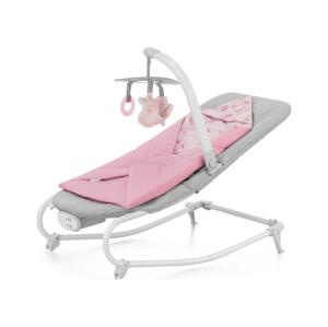 Kinderkraft KINDERKRAFT - Dětské vibrující houpátko s melodií FELIO 2 růžová
