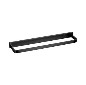 OMNIRES OMNIRES DA70230BL - Nástěnný věšák na ručníky DARLING 37 cm polomatná černá