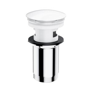 OMNIRES OMNIRES A706BP - Umyvadlová výpusť CLICK-CLACK pr. 6,6 cm lesklá bílá