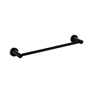 OMNIRES OMNIRES MP60214BL - Nástěnný věšák na ručníky MODERN PROJECT 40 cm matná černá