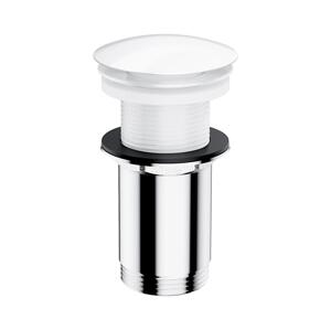 OMNIRES OMNIRES A716BP - Umyvadlová výpusť CLICK-CLACK pr. 6,6 cm lesklá bílá