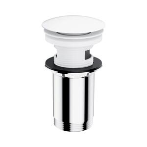 OMNIRES OMNIRES A706BM - Umyvadlová výpusť CLICK-CLACK pr. 6,6 cm matná bílá
