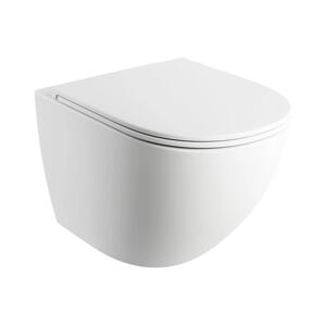 OMNIRES OMNIRES OTTAWAMWBM - Závěsné WC s prkénkem SoftClose OTTAWA matná bílá