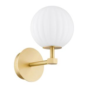 Argon 8502 - Nástěnná lampa PALOMA 1xE14/7W/230V zlatá/bílá 8502