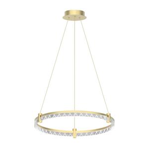 LED Lustr na lanku ELEGANCE LED/36W/230V zlatá