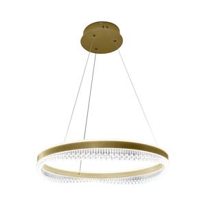 LED Lustr na lanku PRECIOSA LED/52W/230V pr. 60 cm zlatá