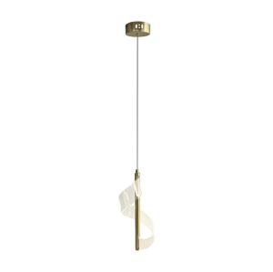 LED Lustr na lanku LARGO LED/10W/230V zlatá