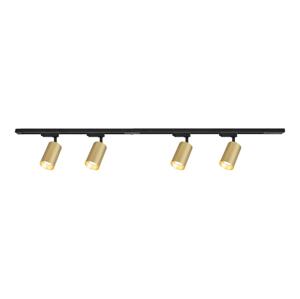 Bodové svítidlo v lištovém systému PIPE 4xGU10/10W/230V zlatá/černá