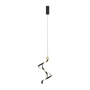 LED Lustr na lanku COLIA LED/19W/230V černá/zlatá