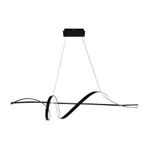 LED Lustr na lanku SASH LED/36W/230V černá