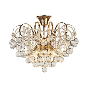 Brilagi Brilagi - Křišťálový přisazený lustr CRYSTAL 6xE14/60W/230V zlatá