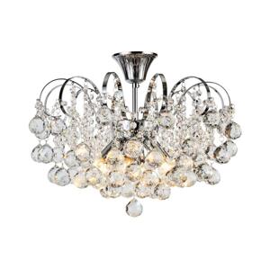 Brilagi Brilagi - Křišťálový přisazený lustr CRYSTAL 6xE14/60W/230V lesklý chrom