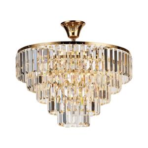 Brilagi - Přisazený lustr CRYSTAL 5xE14/40W/230V zlatá BG71343