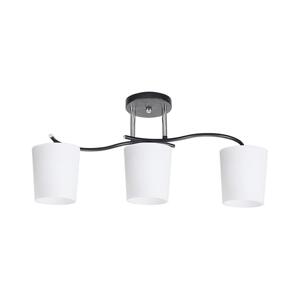 Lustr na tyči ESNYR 3xE27/40W/230V černá/bílá