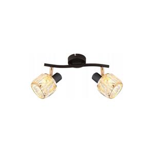 Bodové svítidlo DUBAI 2xE14/40W/230V černá/zlatá