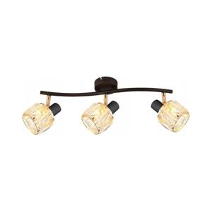 Bodové svítidlo DUBAI 3xE14/40W/230V černá/zlatá