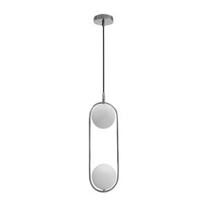 Lustr na lanku CORDEL 2xG9/28W/230V lesklý chrom