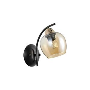 Nástěnná lampa MERRA 1xE27/40W/230V černá/béžová