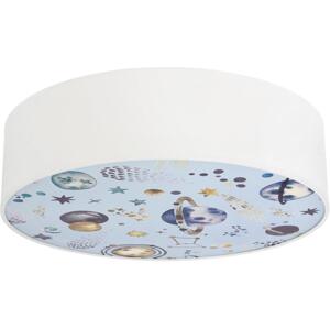 Dětské stropní svítidlo KIDDY 2xE27/40W/230V bílá/modrá