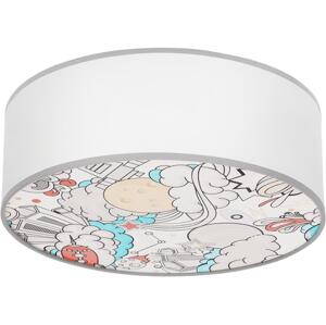 Dětské stropní svítidlo KIDDY 2xE27/40W/230V bílá/béžová