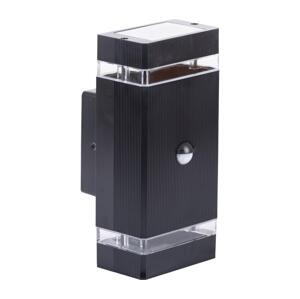Venkovní nástěnné svítidlo se senzorem NIZZA 2xGU10/35W/230V IP65