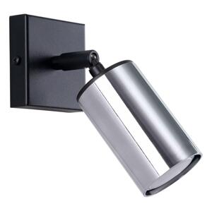 SL.1366 - Nástěnné bodové svítidlo WINX 1xGU10/10W/230V černá/chrom