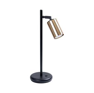 SL.1389 - Stolní lampa WINX 1xGU10/10W/230V černá/zlatá