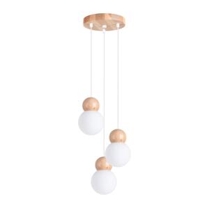 SL.1391 - Lustr na lanku PEKKA 3xG9/8W/230V bílá