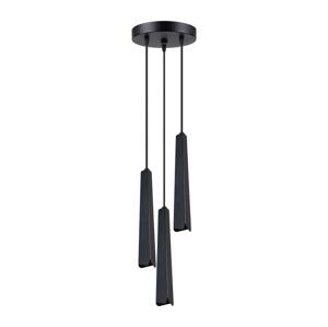 SL.1401 - Lustr na lanku PRYSM 3xG9/8W/230V černá