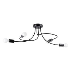 SL.1455 - Lustr na tyči LEVAR 4xE27/15W/230V černá