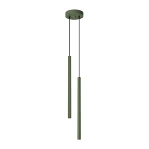SL.1519 - Lustr na lanku PASTELO 2xG9/8W/230V zelená