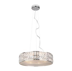 MAXLIGHT MAXLIGHT P0236 - Lustr na lanku DIAMANTE 5xG9/42W/230V pr. 38 cm chrom
