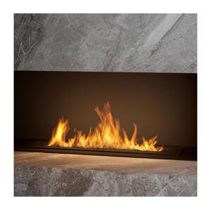 InFire InFire - Vestavěný BIO krb 7,5x80 cm 6kW černá