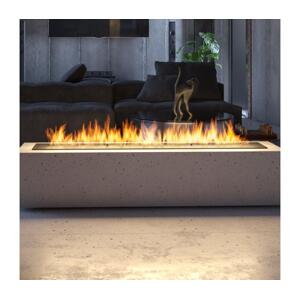 InFire InFire - Vestavěný BIO krb 7,5x120 cm 7kW černá