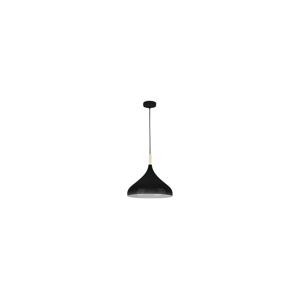 Lustr na lanku MIKO 1xE27/60W/230V pr. 32 cm černá