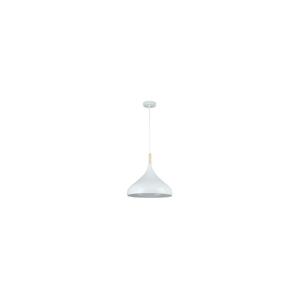 Lustr na lanku MIKO 1xE27/60W/230V pr. 32 cm bílá