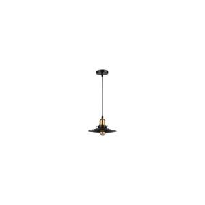 Lustr na lanku LOFT 1xE27/60W/230V pr. 22 cm černá