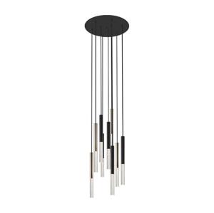 Zuma Line P0461-09L-P7SD - LED Lustr na lanku ONE 9xLED/5W/230V černá/mosaz P0461-09L-P7SD