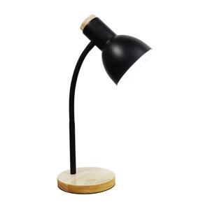 Zuma Line Zuma Line SM-W02-BL - Stolní lampa 1xE27/40W/230V černá/hnědá