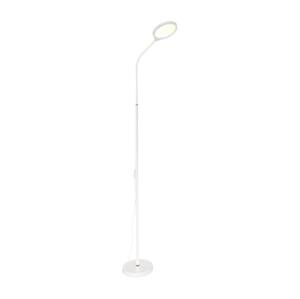 Zuma Line SM-609-WH - LED Stmívatelná stojací lampa LED/10W/230V bílá SM-609-WH