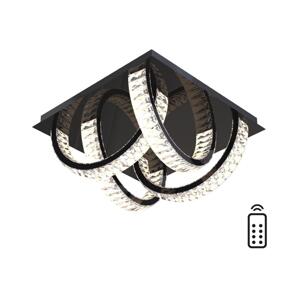 Zuma Line Zuma Line MX3274-4-3BCT - LED Stropní svítidlo TULA LED/23,5W/230V černá