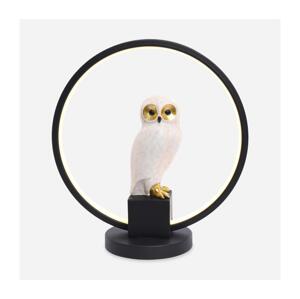 Zuma Line Zuma Line EX04F332U-1 - LED Stolní lampa SOWA LED/4W/5V černá/bílá