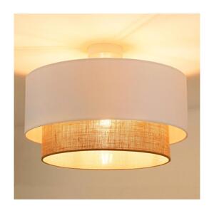 - Přisazený lustr  BOHO 1xE27/15W/230V pr. 45 cm bílá/hnědá