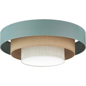 -LED Stropní svítidlo LUNETA LED/26W/230V pr. 60 cm 4000K tyrkysová/béžová