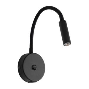 Nástěnná lampa s USB portem LAGOS 1xG9/6W/5V černá